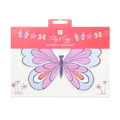 Girlang Fjäril 3M, 12 Vimplar Tilly & Tigg
