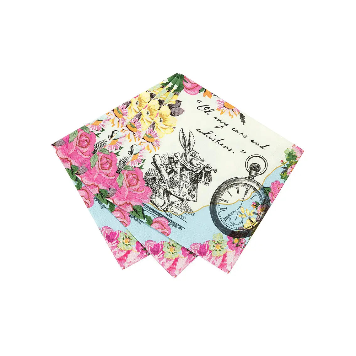 Servetter 20-pack Alice i Underlandet 25x25 cm Truly Alice