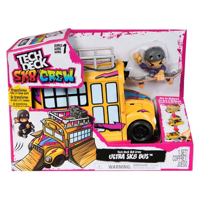Tech Deck Skate SK8 Crew Transforming Playset