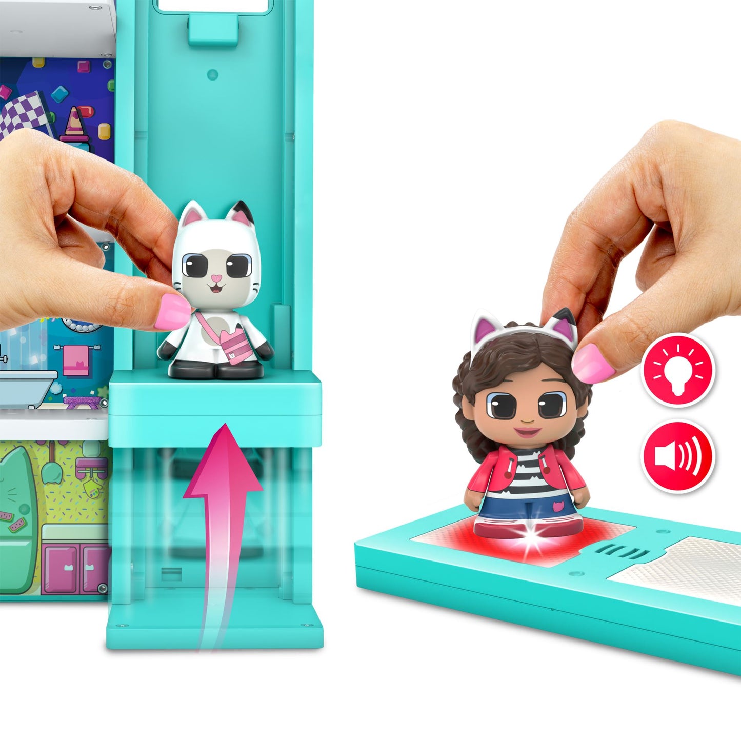 Tile Town - Gabbys Doll House Magnetic Tile playset