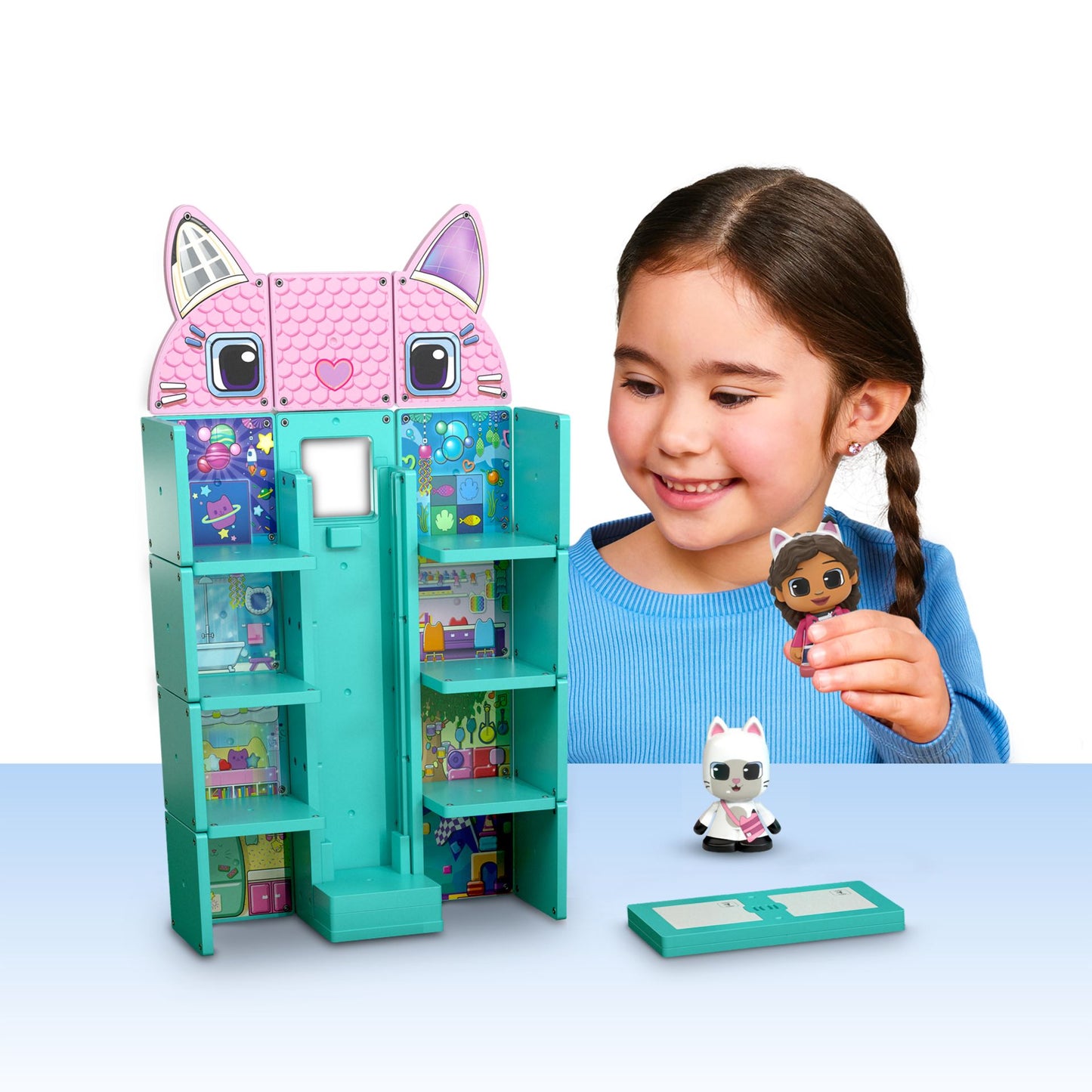 Tile Town - Gabbys Doll House Magnetic Tile playset