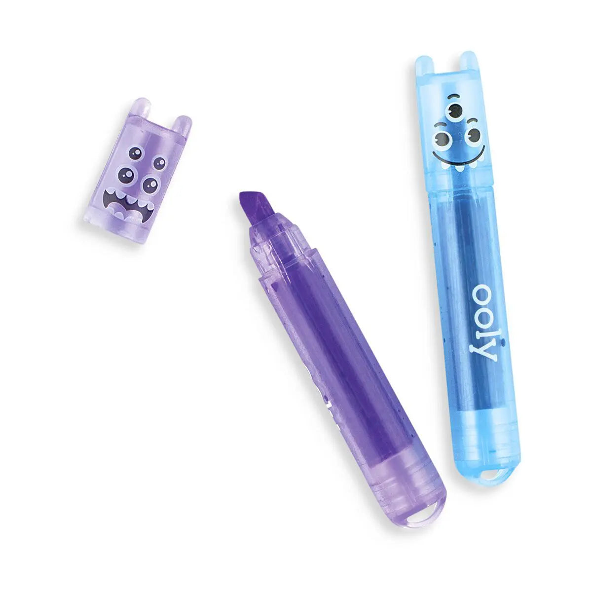 OOLY Luktpennor Fruktdoft Highlighters Mini Monster Neon Set om 6