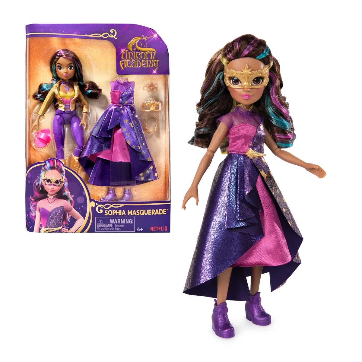 Unicorn Academy Dlx Doll Sophia Masquerade 24 cm