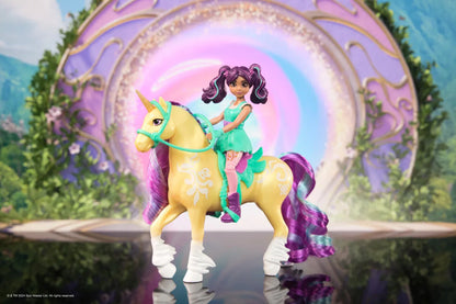 Unicorn Academy Doll & Unicorn - Ava & Leaf