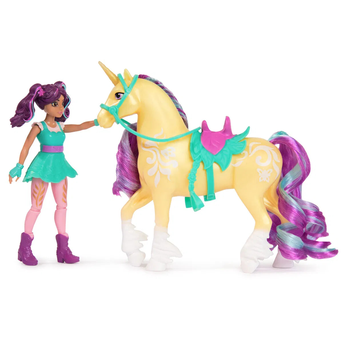 Unicorn Academy Doll & Unicorn - Ava & Leaf