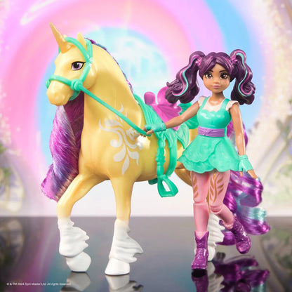 Unicorn Academy Doll & Unicorn - Ava & Leaf