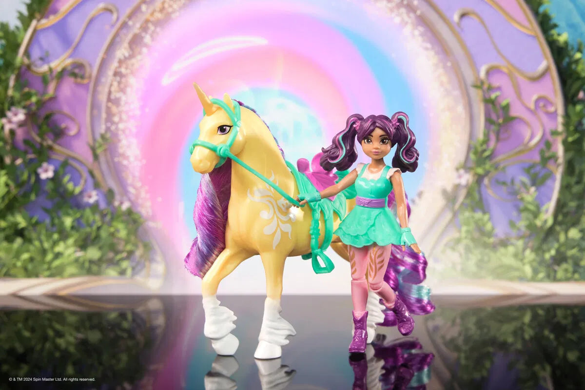 Unicorn Academy Doll & Unicorn - Ava & Leaf