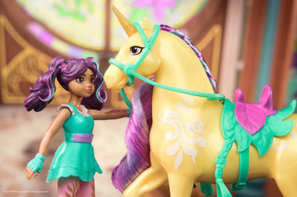 Unicorn Academy Doll & Unicorn - Ava & Leaf