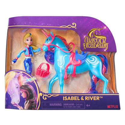Unicorn Academy Doll & Unicorn - Isabel & River