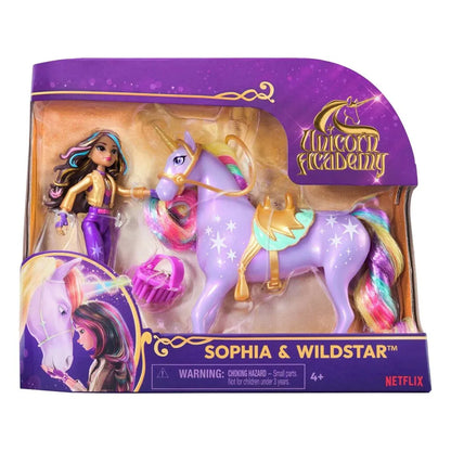 Unicorn Academy Doll & Unicorn - Sophia & Wildstar