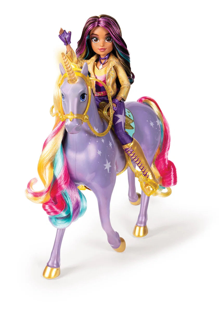 Unicorn Academy Rainbow Light Up Wildstar 28 cm