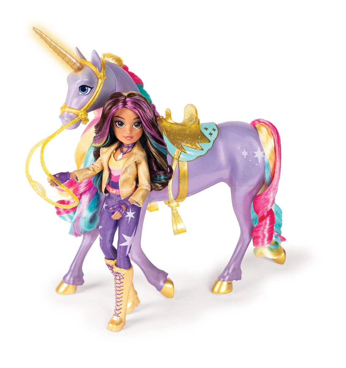 Unicorn Academy Rainbow Light Up Wildstar 28 cm
