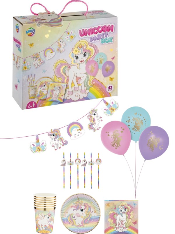 Unicorn Kalaspaket för 6-pers