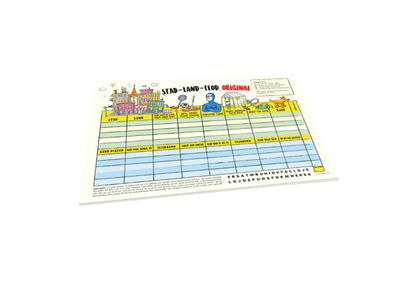 Stad-Land-Flod Spelblock