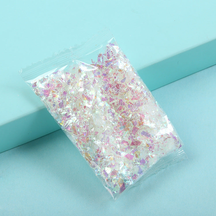 Glitterflingor Iriserande - Slime Dekorationer