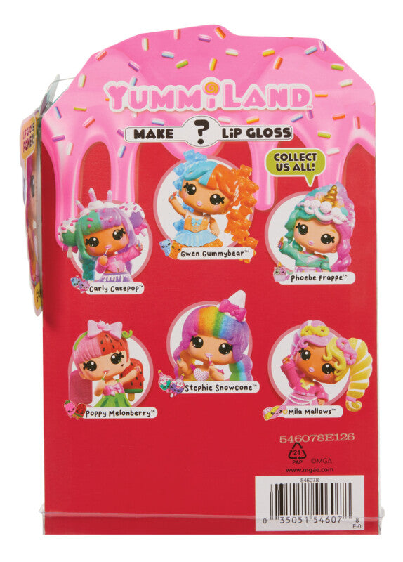 Yummiland Lip Gloss Docka - Färgskiftande Kombi -flera varianter i PDQ - Asst