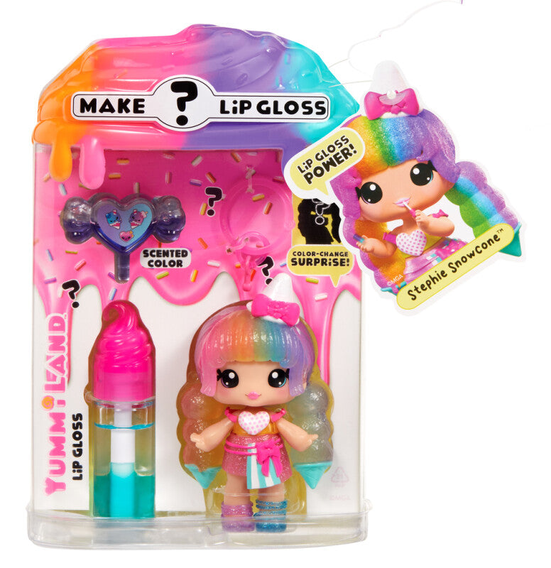 Yummiland Lip Gloss Docka - Färgskiftande Kombi -flera varianter i PDQ - Asst