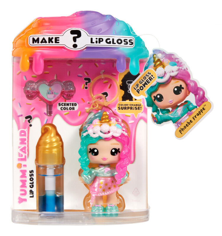 Yummiland Lip Gloss Docka - Färgskiftande Kombi -flera varianter i PDQ - Asst