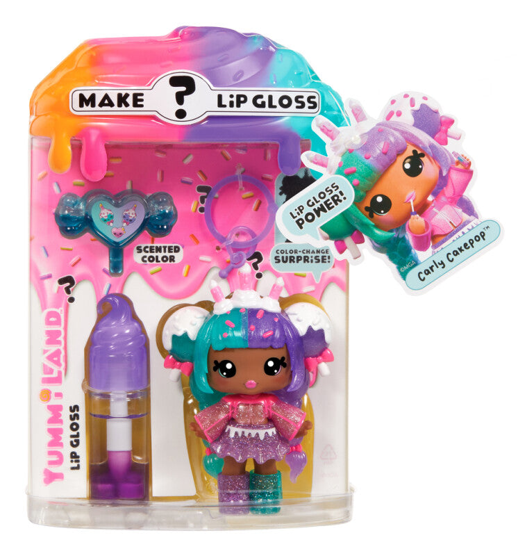 Yummiland Lip Gloss Docka - Färgskiftande Kombi -flera varianter i PDQ - Asst
