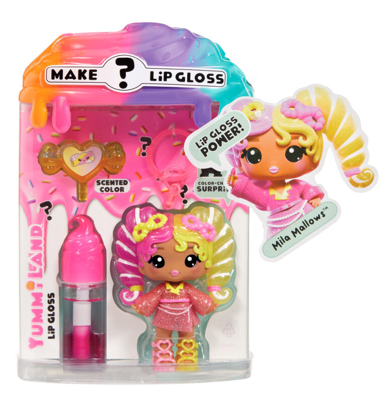 Yummiland Lip Gloss Docka - Färgskiftande Kombi -flera varianter i PDQ - Asst