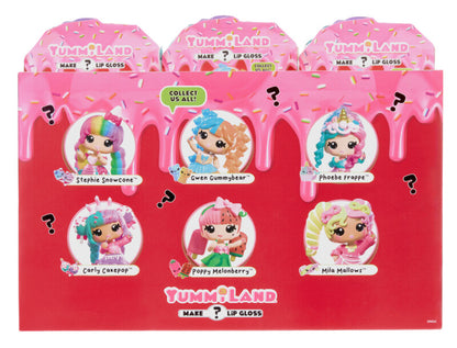 Yummiland Lip Gloss Docka - Färgskiftande Kombi -flera varianter i PDQ - Asst