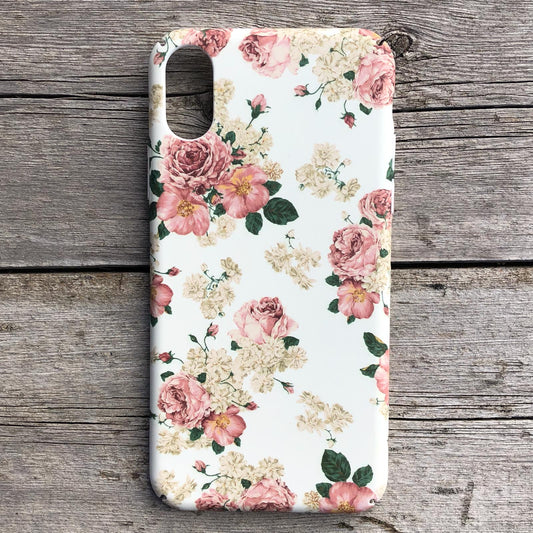 Mobilskal Klassiska Blommor till iPhone X/XS