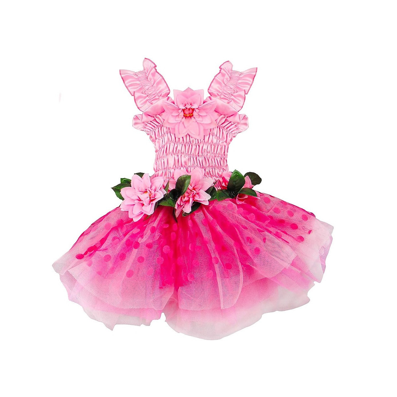 3-delat Set Klänning, Vingar & Diadem Fairy Blooms