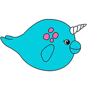 Mini Squishable Classic Baby Narwhal