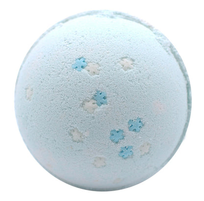 Badbomb Happy Bath Snöflinga med Blåbärsdoft dia 7.5 cm 180 g
