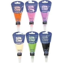 Silk Clay Creamy Mixade Färger II 6 x 35 ml