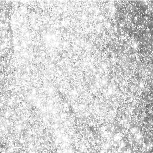 Glitter och Paljetter Vit 6-pack