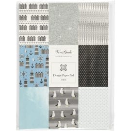 112248-1 Vivi Gade Design Paper Pad Maritim 24 Ark 120 g