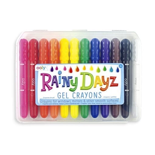 112409-1 OOLY Gelkritor Rainy Dayz Gel Crayons - Set om 12