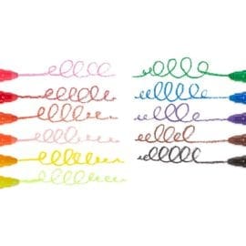 112409-2 OOLY Gelkritor Rainy Dayz Gel Crayons - Set om 12