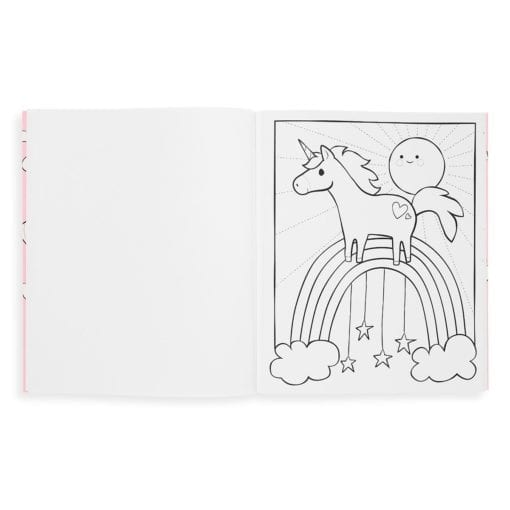112612-2 OOLY Målarbok Enchanting Unicorns Coloring Book