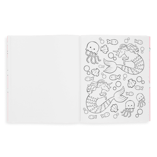 112612-6 OOLY Målarbok Enchanting Unicorns Coloring Book