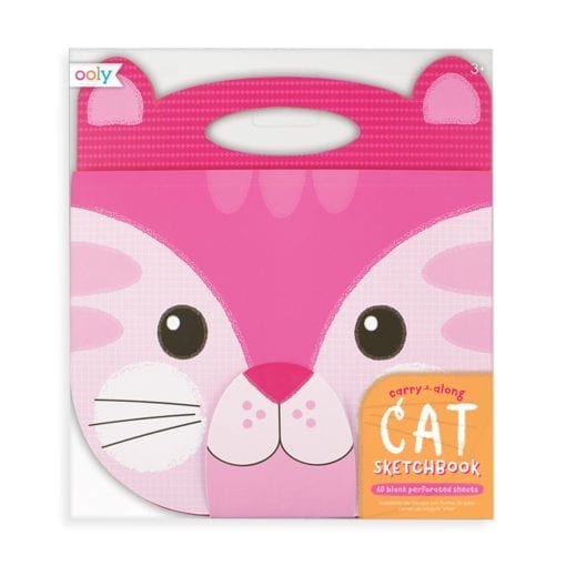 112651-2 OOLY Ritblock Carry Along Sketchbook Cat