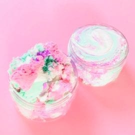112696 Fluffy Cotton Candy Slime