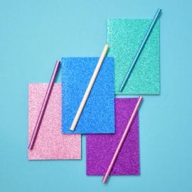 112634-3 Grafitpennor Glitter Set om 4