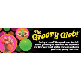 113086-12 Schylling Super-sized Stressboll Neon Nee-Doh The Groovy Glob dia 11 cm