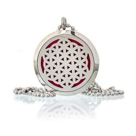 113130-2 Ancient Wisdom Halsband Aromaterapi Flower of Life 30 mm