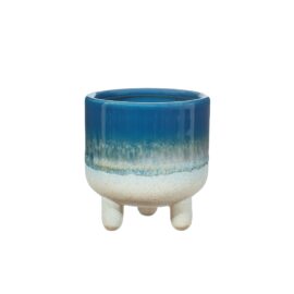 113515 Sass & Belle Minikruka Stengods Blå Mojave Ombré-effekt - Bohemian Home