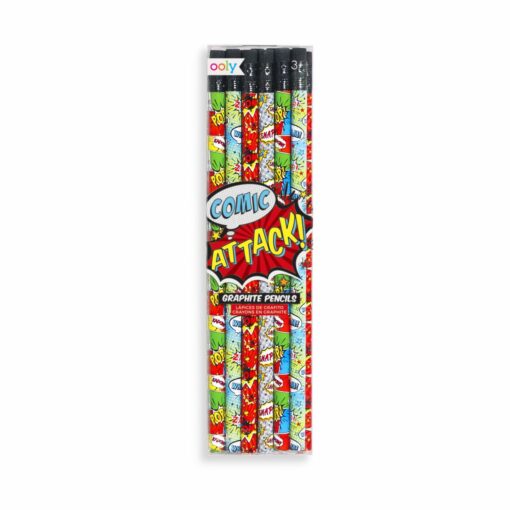 113581 OOLY Grafitpennor Comic Attack - Set om 12