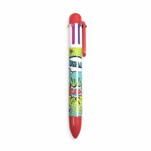 113582 OOLY Multipenna Comic Attack 6in1 Click Multi Color Pen5