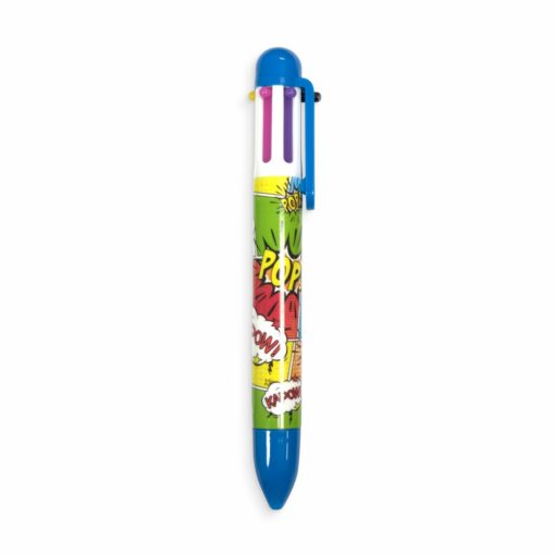 11582 OOLY Multipenna Comic Attack 6in1 Click Multi Color Pen1