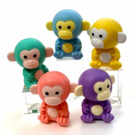 IWAKO Japanskt Pusselsudd Monkey Set13