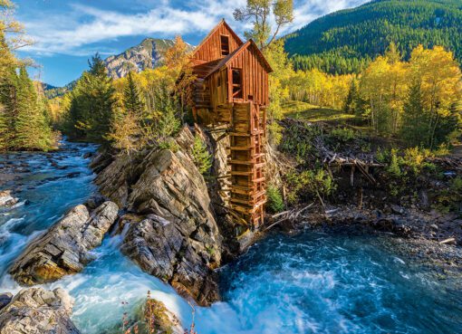 eller den gamla kvarnen, är ett kraftverk från 1892 som ligger på en utsprång ovanför Crystal River i Crystal, Colorado, USA