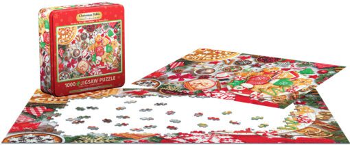 EuroGraphics Pussel Jul Christmas Table Tin 1000 bitar