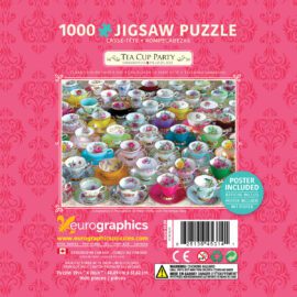 EuroGraphics Pussel Tea Cup Party Tin 1000 bitar