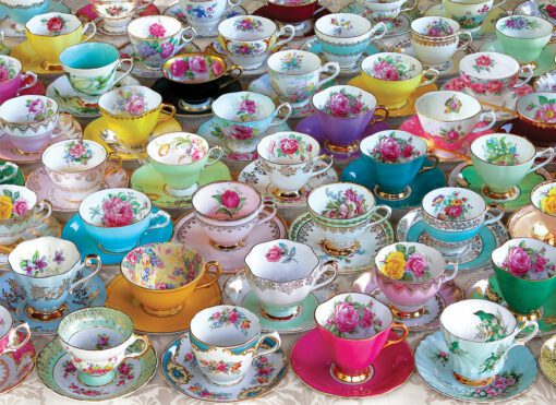 EuroGraphics Pussel Tea Cup Party Tin 1000 bitar